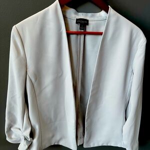 Ann Taylor Light Blue Jacket Top Spring